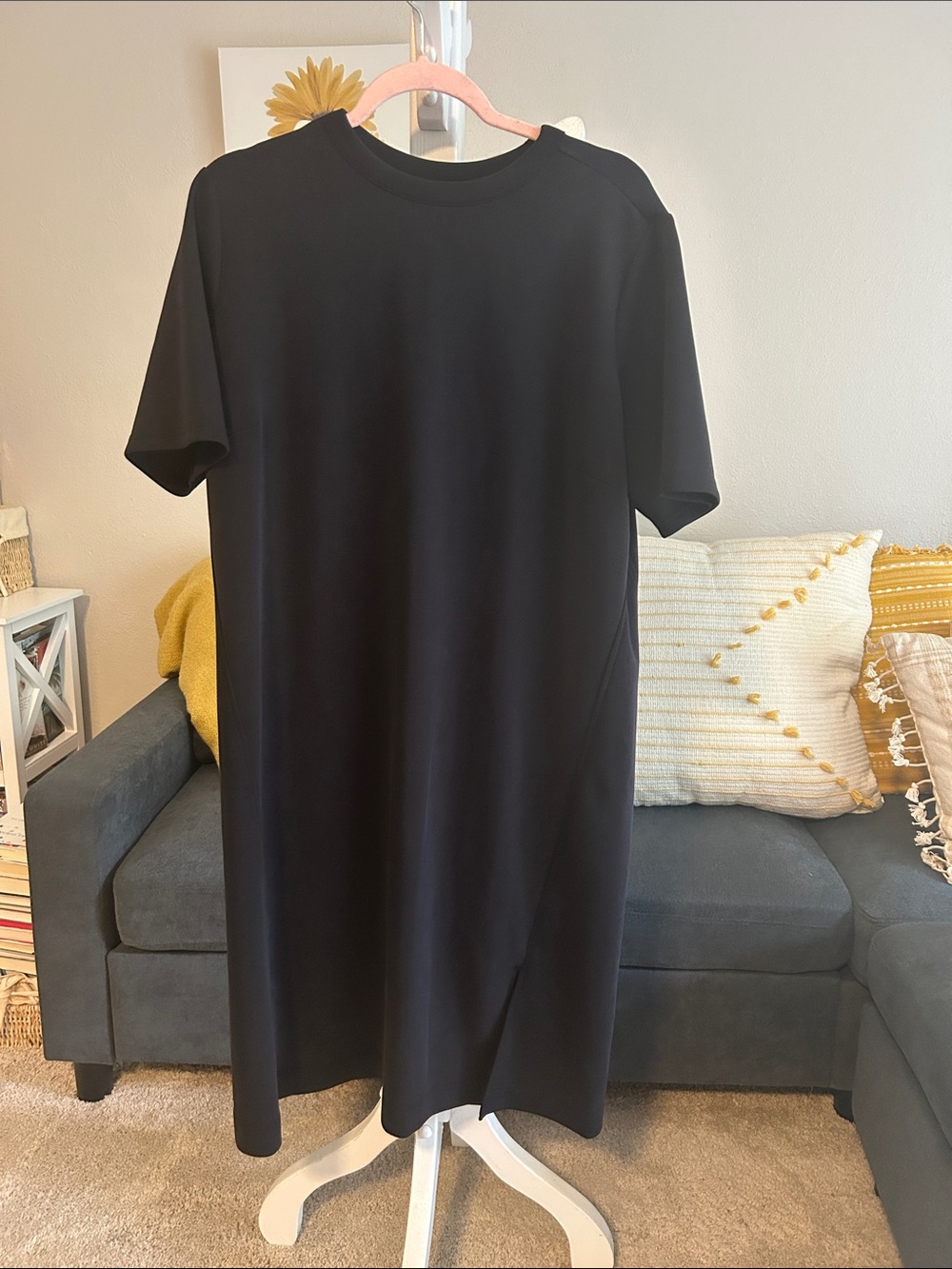Ladies Short-Sleeve Tee Shirt Dress